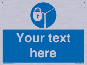 Custom mandatory lock rotor blades